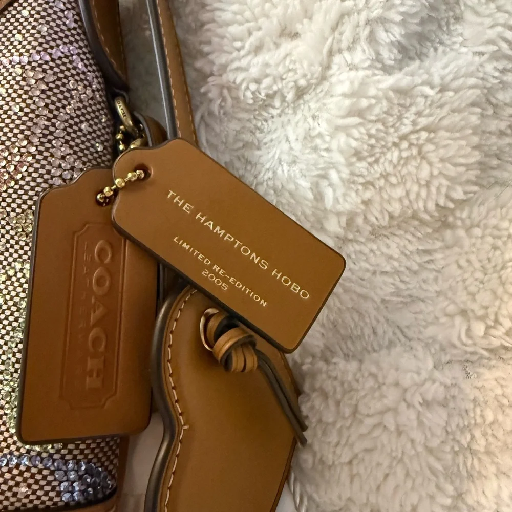 Coach Rainbow Candy Crystal Hamptons Hobo Bag - Picture 8 of 16